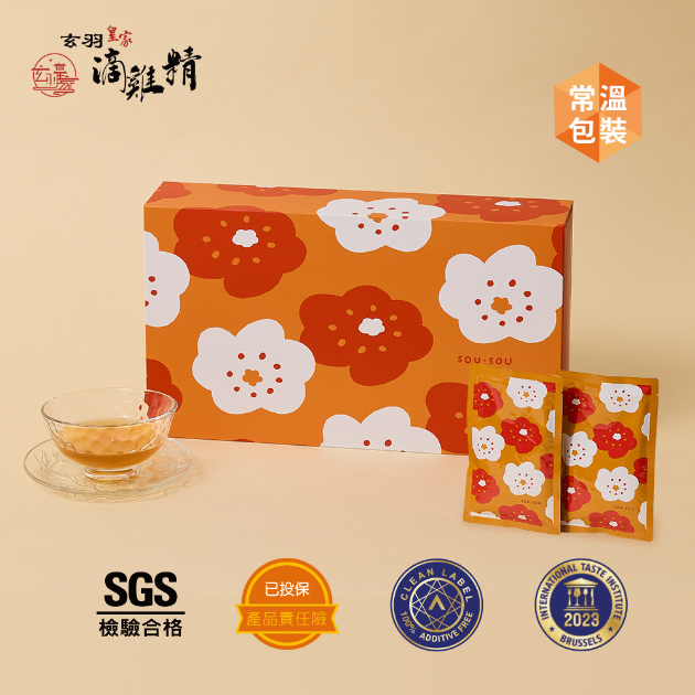 【1盒｜精緻送禮(含禮盒/提袋)】SOU·SOU滴雞精(60ml/包)-常溫