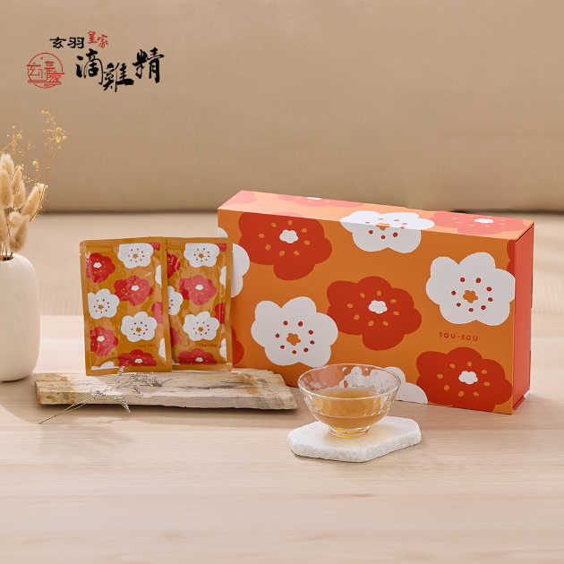 【1盒｜精緻送禮(含禮盒/提袋)】SOU·SOU滴雞精(60ml/包)-常溫