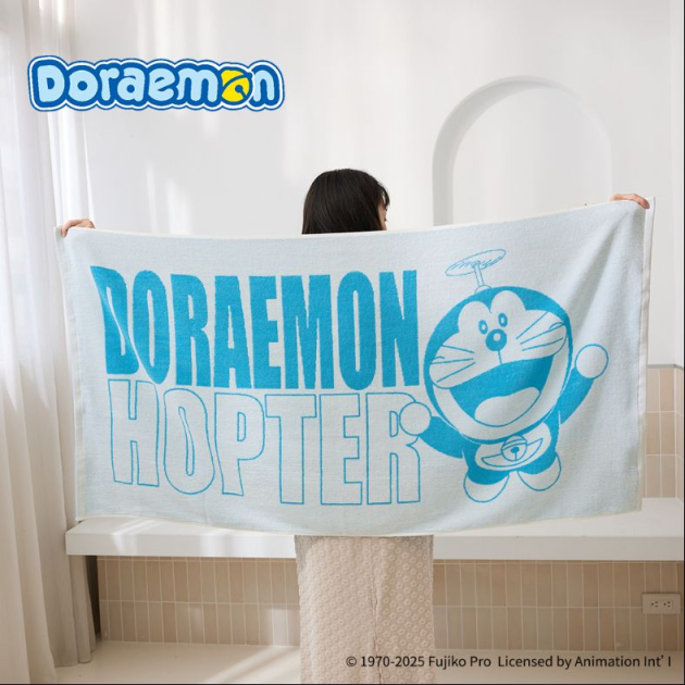 哆啦A夢 緹花毛巾 (細緻觸感/台灣製造)