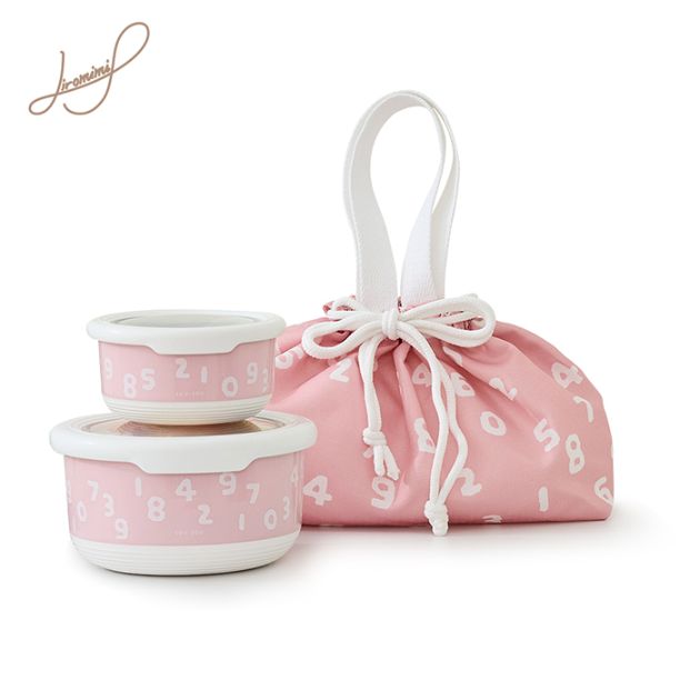 SOU·SOU 不鏽鋼保鮮碗袋組(2碗1袋)