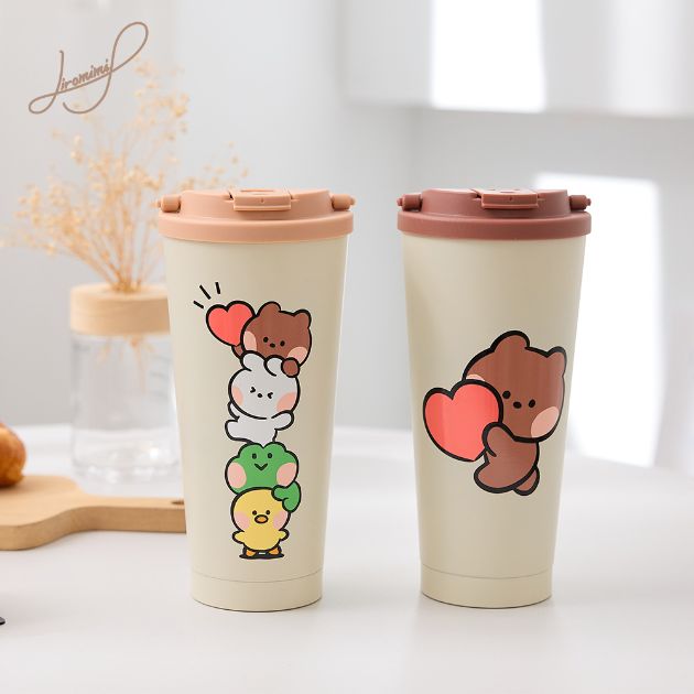 LINE FRIENDS MININI 手提不鏽鋼杯
