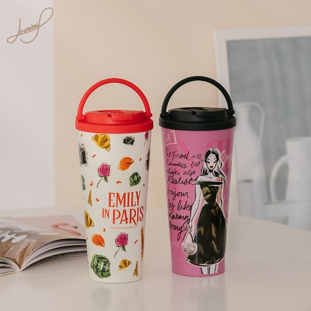 Emily in Paris手提不鏽鋼杯