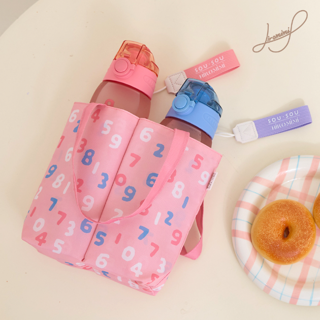 SOU·SOU TRITAN水壺2入組附兩用雙杯袋