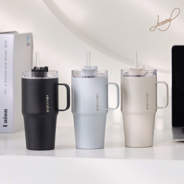 手把冰壩杯600ml (下窄型設計可置汽車杯架)