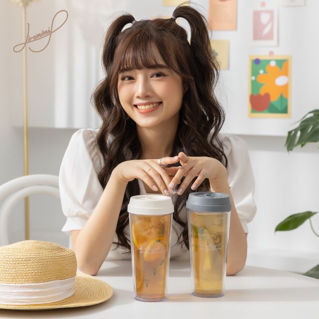 雙層隨行杯520ml (就口飲用想喝即飲)