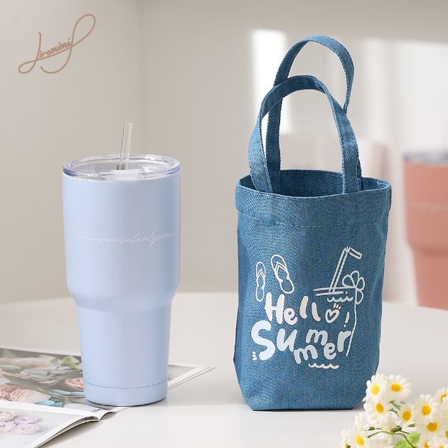 內瓷不鏽鋼冰壩杯提袋組900ml