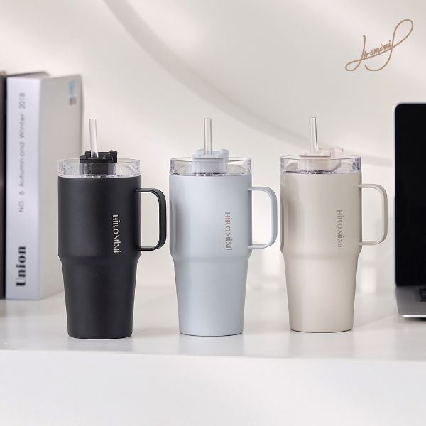 手把冰壩杯600ml (下窄型設計可置汽車杯架)