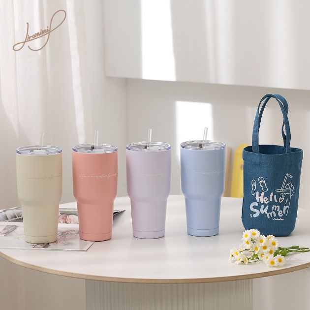 內瓷不鏽鋼冰壩杯提袋組900ml