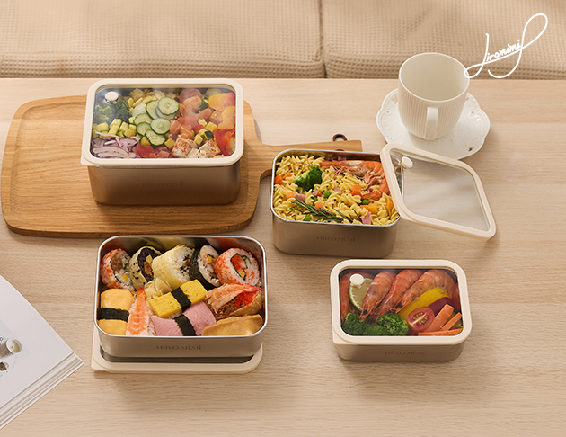 可微波不鏽鋼保鮮盒1200ml