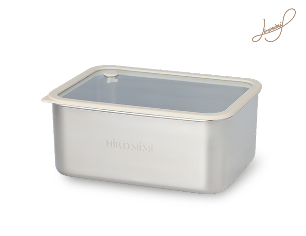 可微波不鏽鋼保鮮盒1800ml