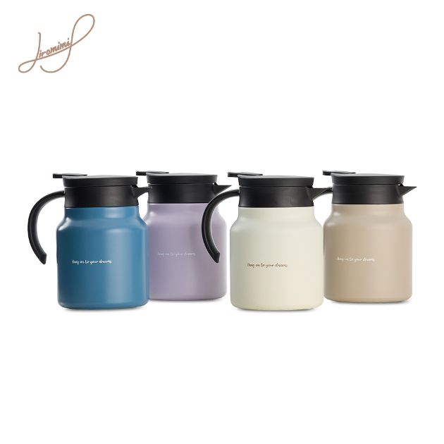 不鏽鋼內瓷保溫壺1000ml