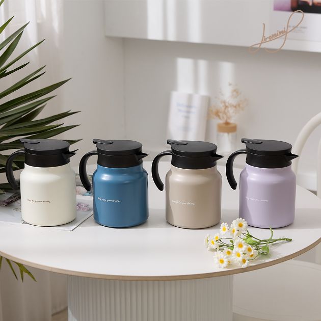 不鏽鋼內瓷保溫壺1000ml