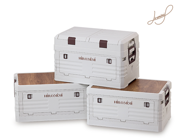 摺疊收納箱25L-木蓋款